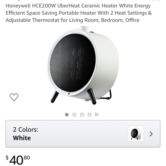 Honeywell Ceramic Space Heater